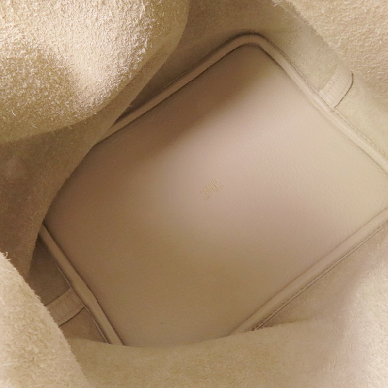 HERMES Clemence皮革Picotin MM金扣手挽袋-5