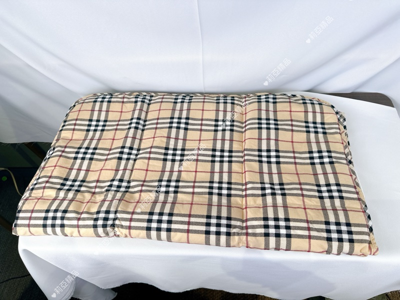 莉亞精品♡ Burberry 駝色大披肩涼被 二手美品-2