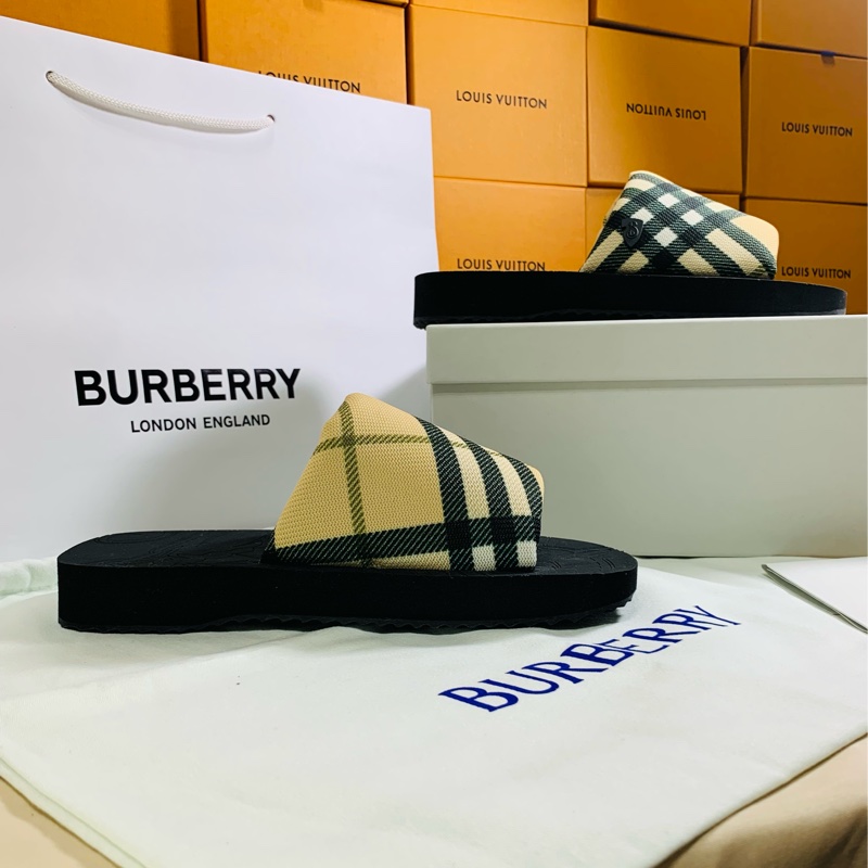 🎁全新盒裝 2024新款 Burberry 巴寶莉 經典格紋厚底拖鞋(原價20900)-7
