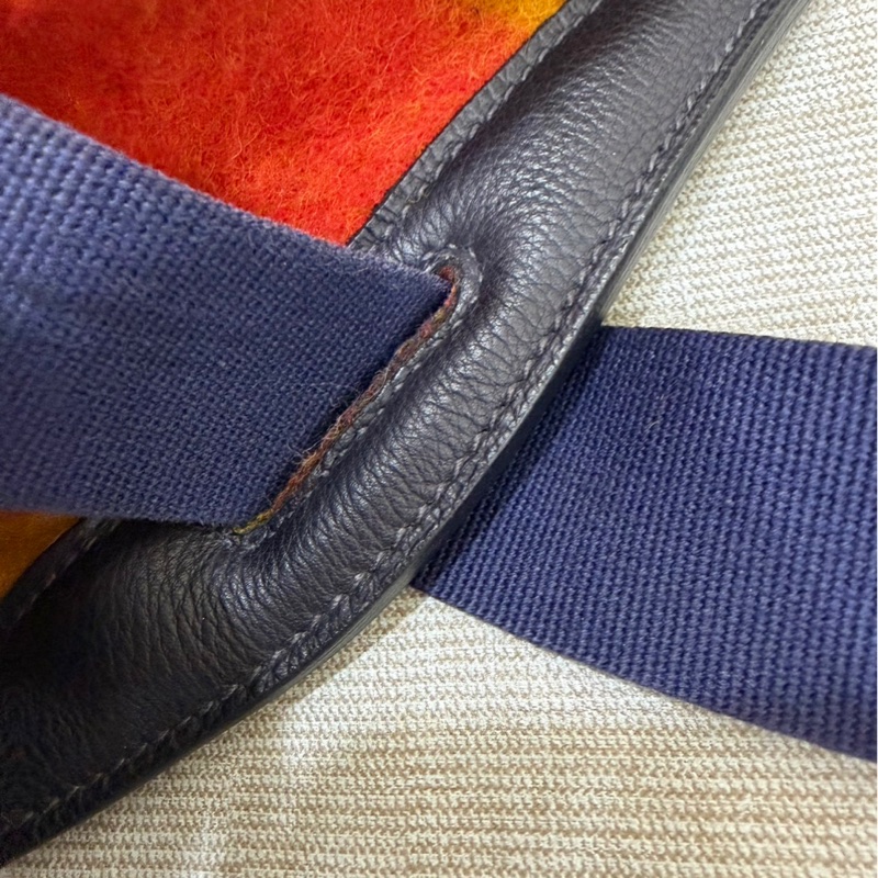 愛馬仕 Hermes毛呢後背包-27