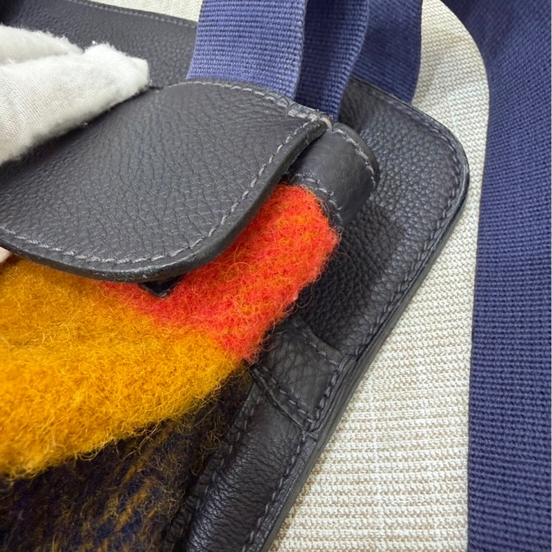 愛馬仕 Hermes毛呢後背包-32