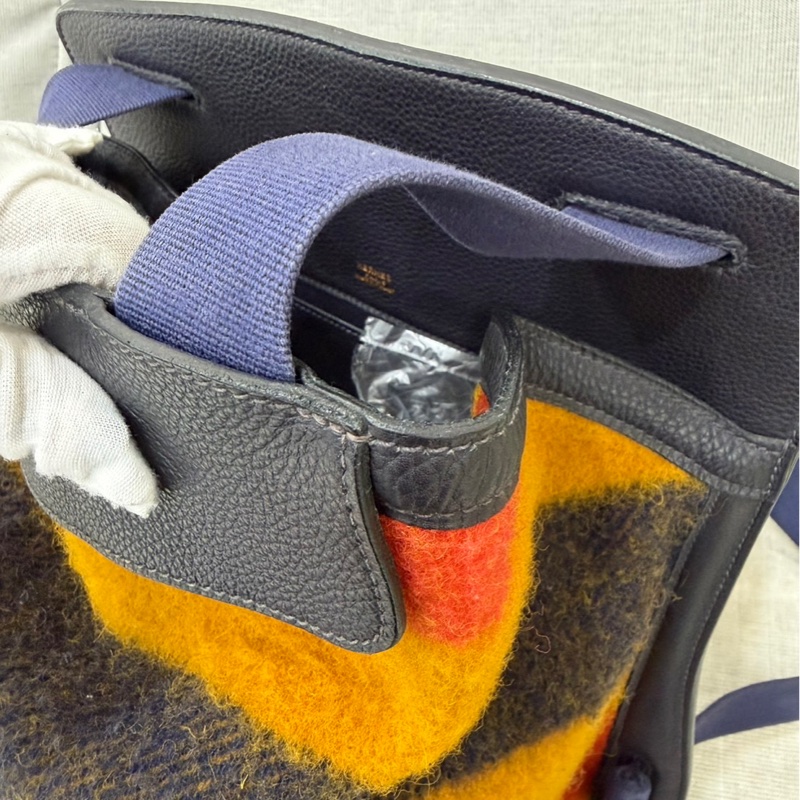 愛馬仕 Hermes毛呢後背包-55