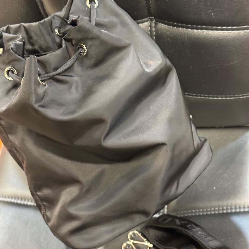 99新🈶️購證❤️ prada #尼龍 #水桶包 #黑銀 #斜背包-7