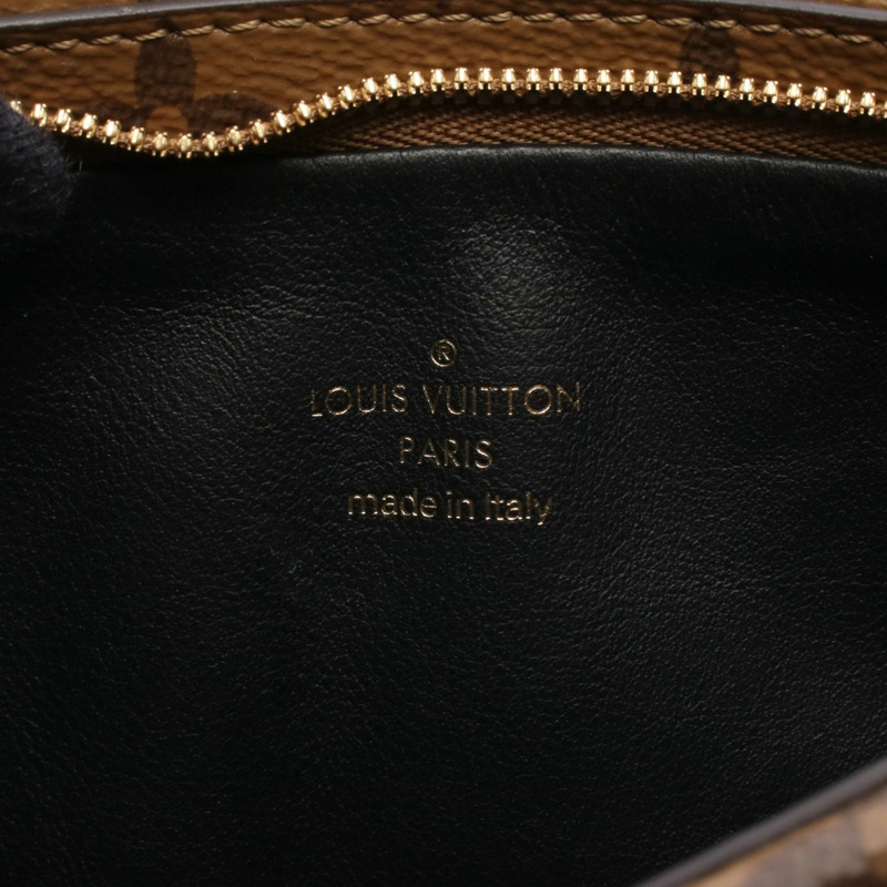 路易威登 Pochette LV 3 單肩斜背包 M45412 Monogram Reverse 棕色-3