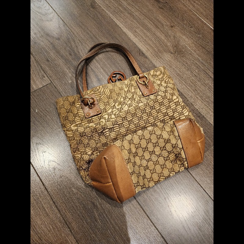 Gucci二手老花肩背包-1