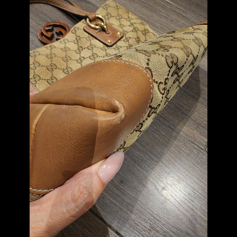 Gucci二手老花肩背包-7