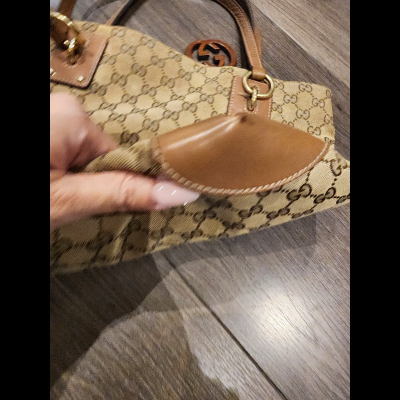 Gucci二手老花肩背包-9