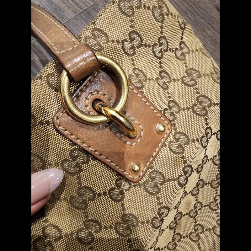 Gucci二手老花肩背包-16