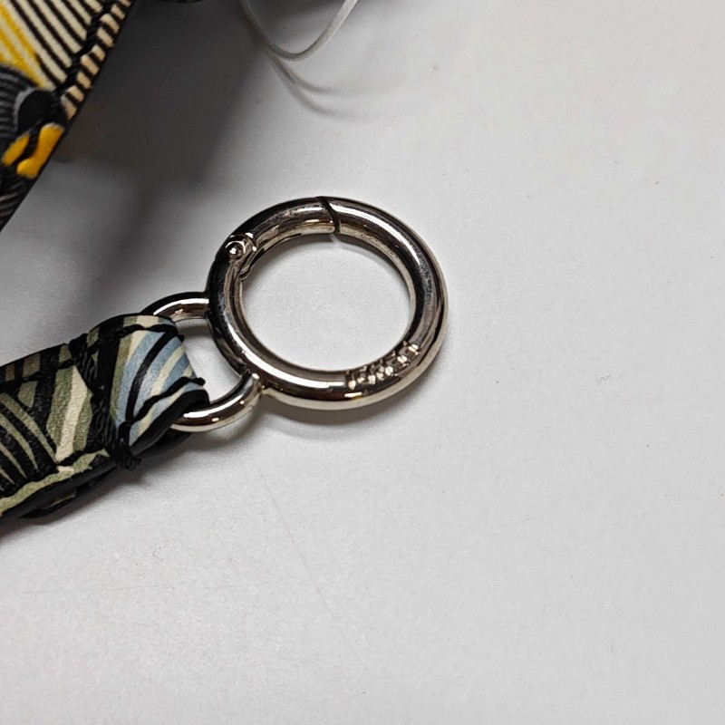 FENDI Peekaboo 大號 多色牛皮印花單肩包手提包 銀色五金 可拆卸肩帶-15