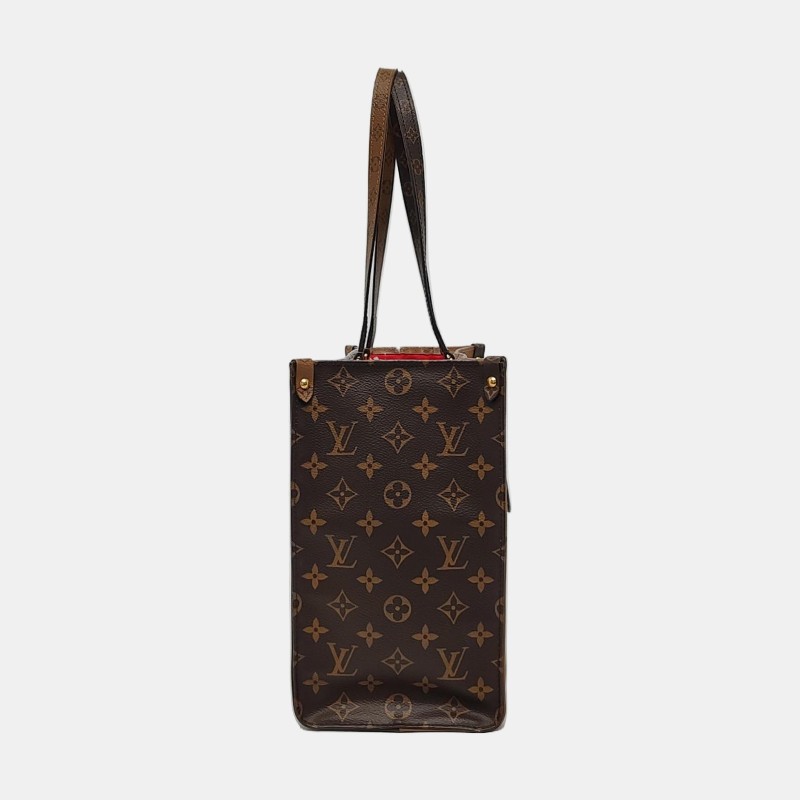 LOUIS VUITTON ONTHEGO 中號 棕色塗層帆布老花叢林包單肩包手提包 金色五金-2