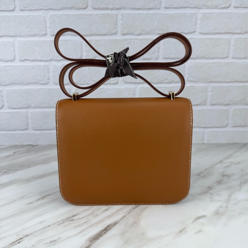 Mini Constance 康康37 gold  金棕金釦 新款 附小鏡子 康康19-6