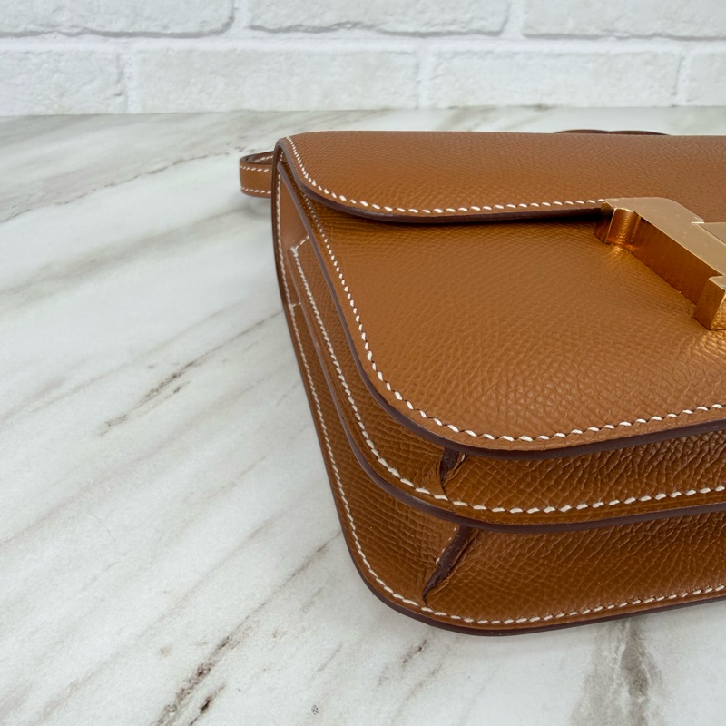 Mini Constance 康康37 gold  金棕金釦 新款 附小鏡子 康康19-7