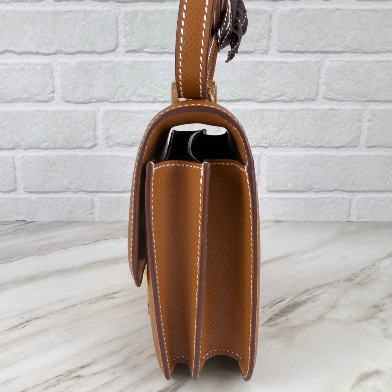 Mini Constance 康康37 gold  金棕金釦 新款 附小鏡子 康康19-11