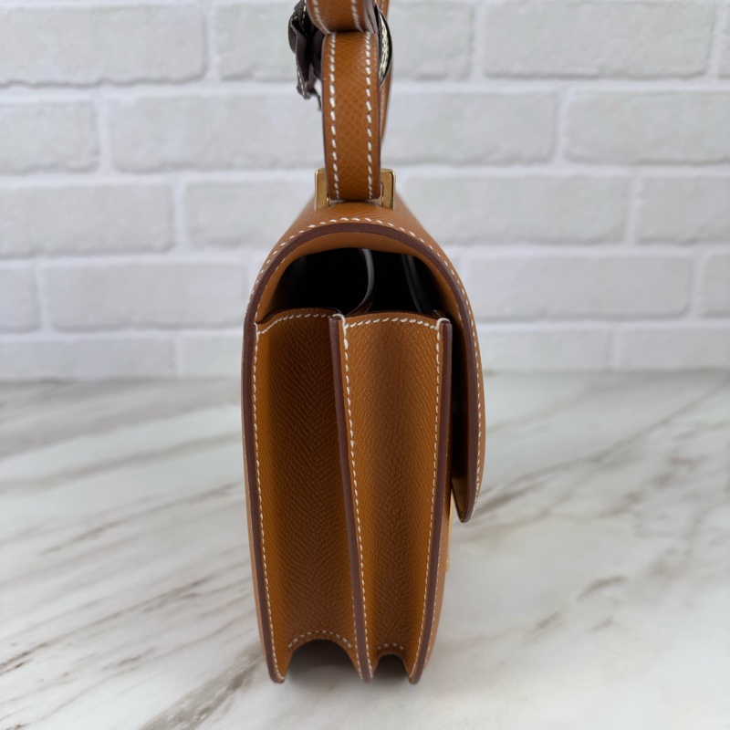 Mini Constance 康康37 gold  金棕金釦 新款 附小鏡子 康康19-12