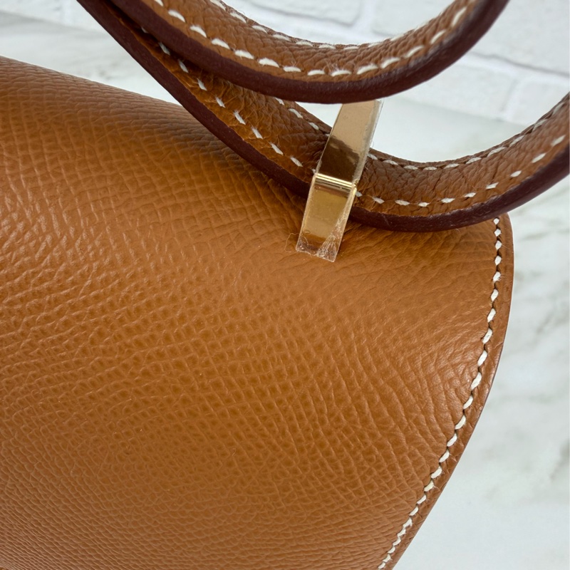 Mini Constance 康康37 gold  金棕金釦 新款 附小鏡子 康康19-16