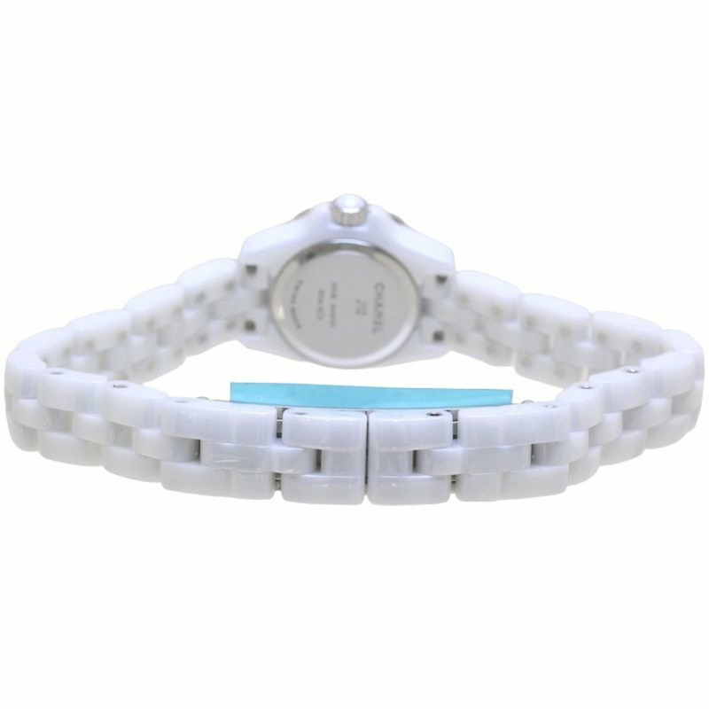 香奈兒 J12 XS 鑽石腕錶 H5237 女士白色陶瓷與不鏽鋼腕錶 40115-3