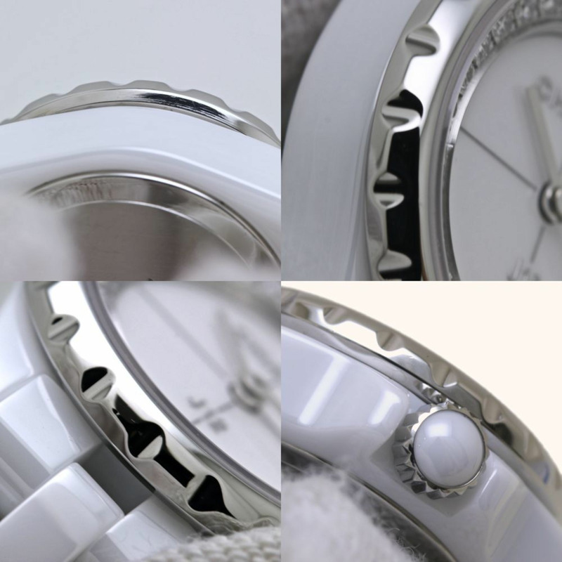 香奈兒 J12 XS 鑽石腕錶 H5237 女士白色陶瓷與不鏽鋼腕錶 40115-6