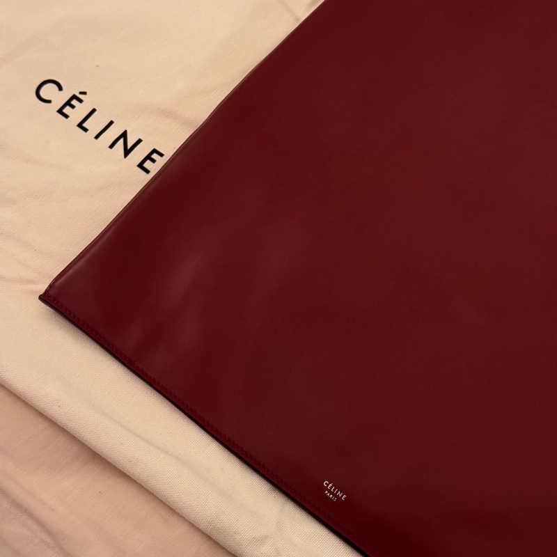 old celine 滑牛皮單肩包 全新-1