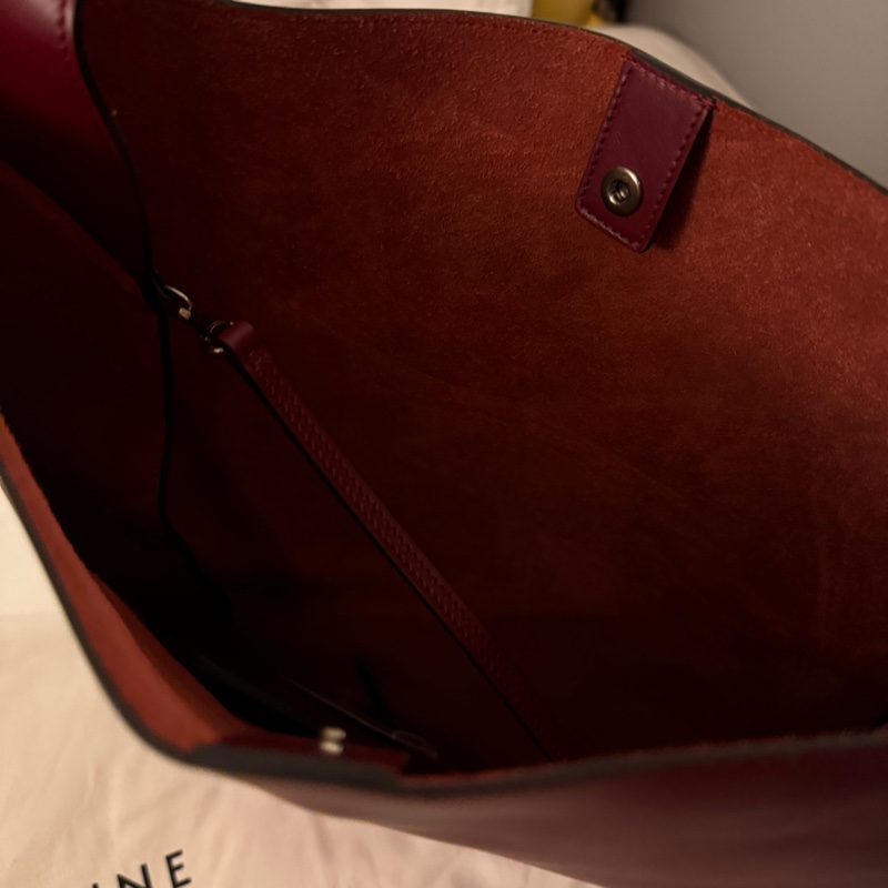 old celine 滑牛皮單肩包 全新-3