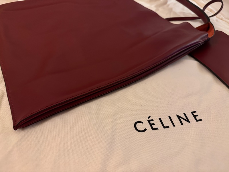 old celine 滑牛皮單肩包 全新-7