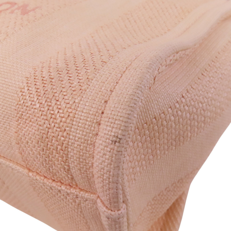 CHANEL 帆布Deauville MM銀扣肩背袋-11