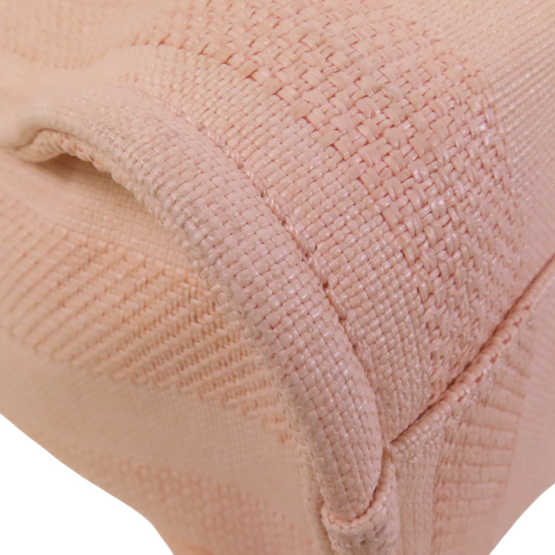 CHANEL 帆布Deauville MM銀扣肩背袋-12