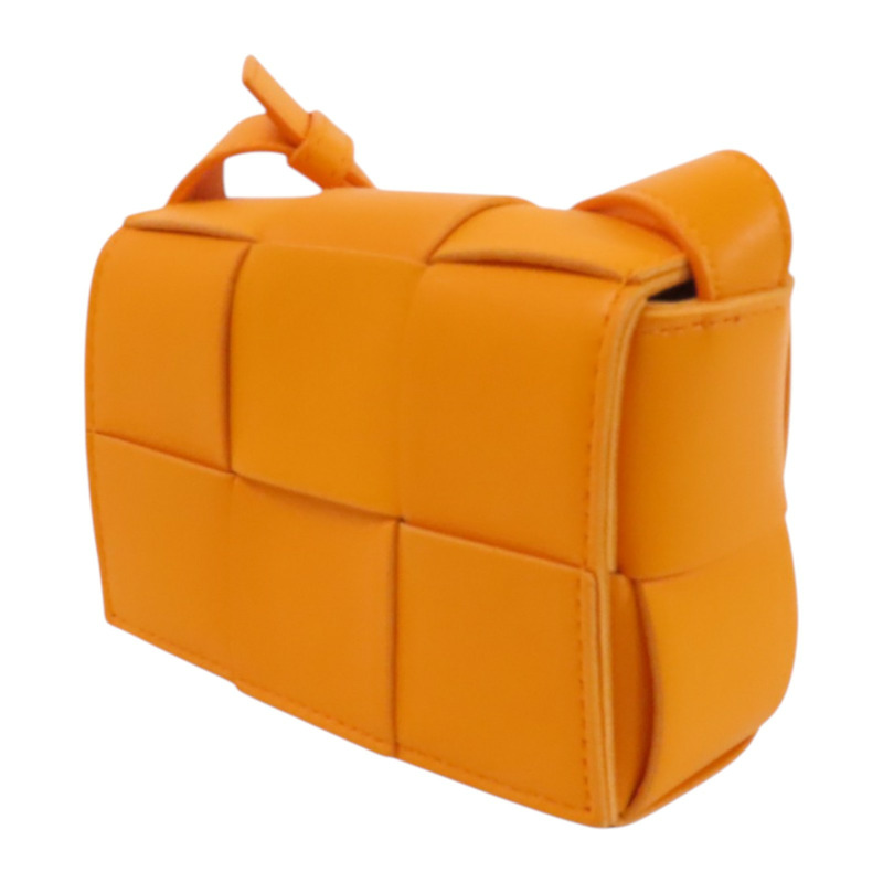 BOTTEGA VENETA 織紋皮革Cassette Mini肩背袋-2