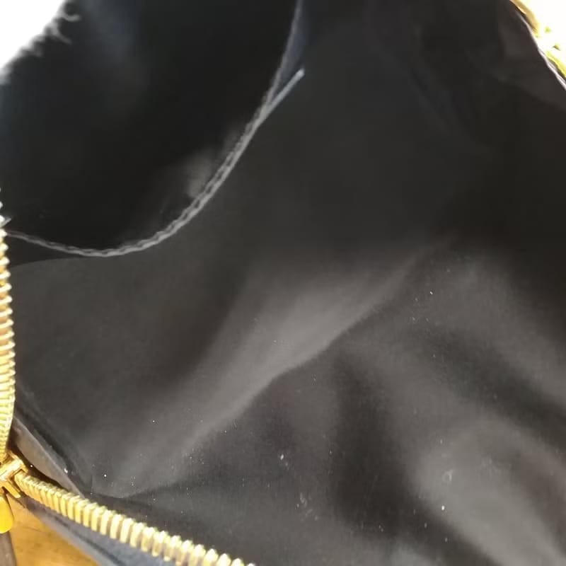 【LA LUNE】Christian Dior藍色老花30 Montaigne皮革包 中古包 化妝包 手拿-5