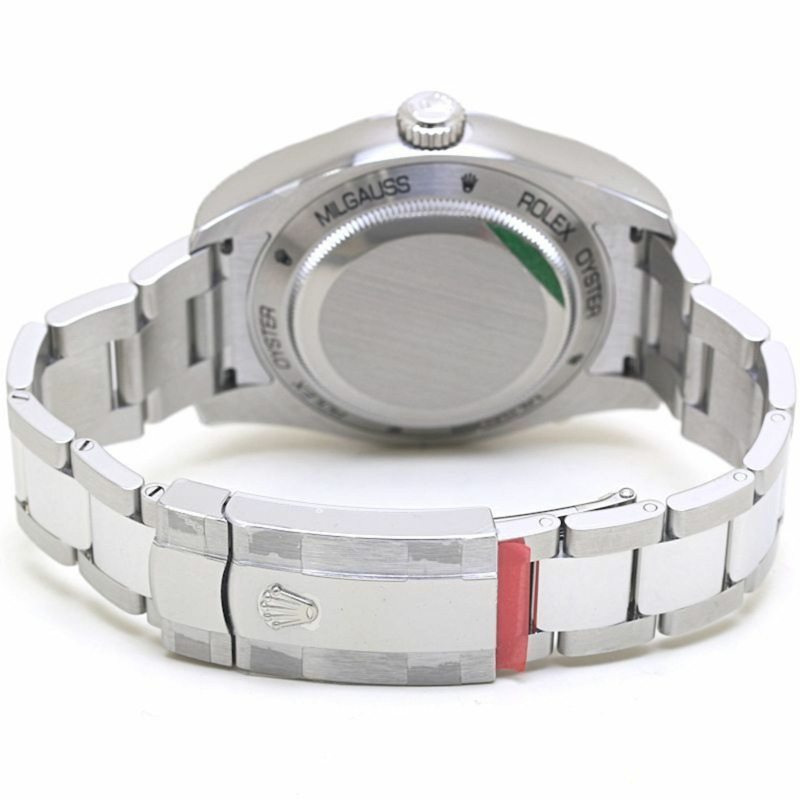 Rolex Milgauss Z 藍色款，隨機編號 116400GV，男士不鏽鋼腕錶，40132-3