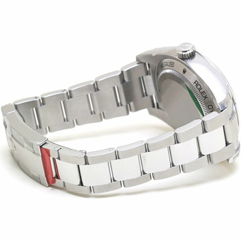 Rolex Milgauss Z 藍色款，隨機編號 116400GV，男士不鏽鋼腕錶，40132-4