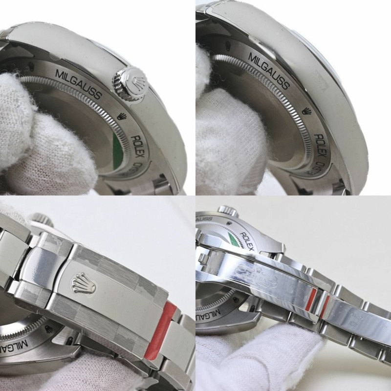 Rolex Milgauss Z 藍色款，隨機編號 116400GV，男士不鏽鋼腕錶，40132-7