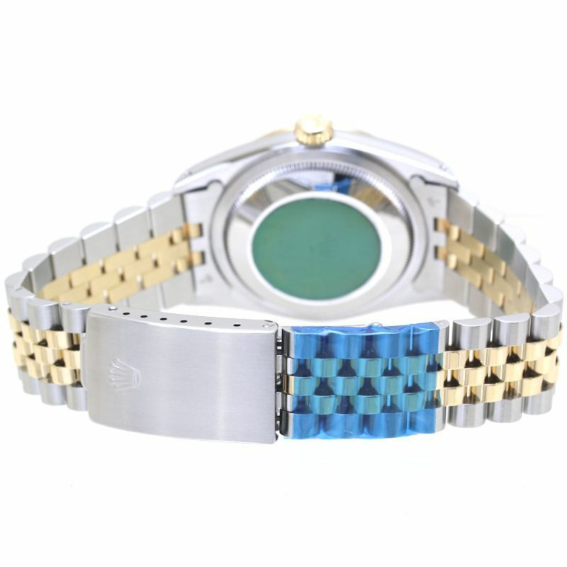 Rolex Datejust 16233G，鑲嵌10顆鑽石，X系列，男士腕錶，18K黃金及不鏽鋼材質，40125-2