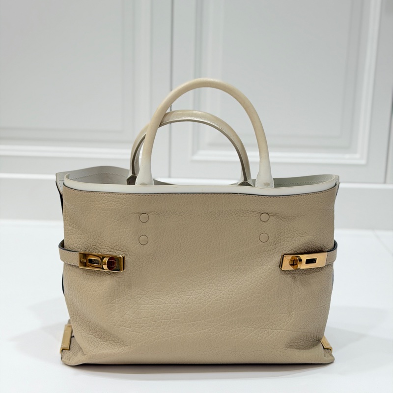 chloe 大地色 卡其 購物包 購物包 托特包 電腦包 公事包 手提包-1