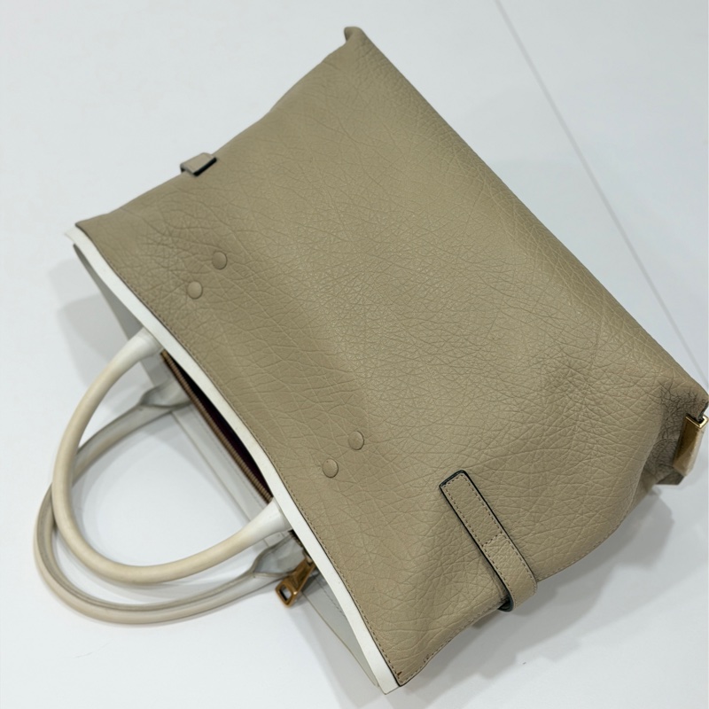 chloe 大地色 卡其 購物包 購物包 托特包 電腦包 公事包 手提包-6