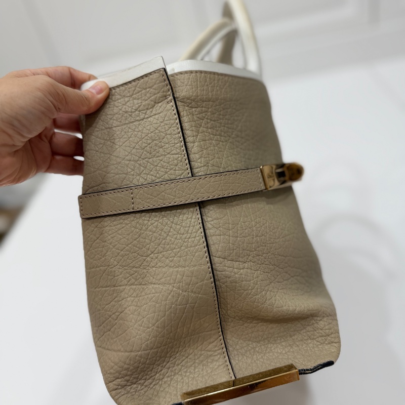 chloe 大地色 卡其 購物包 購物包 托特包 電腦包 公事包 手提包-7