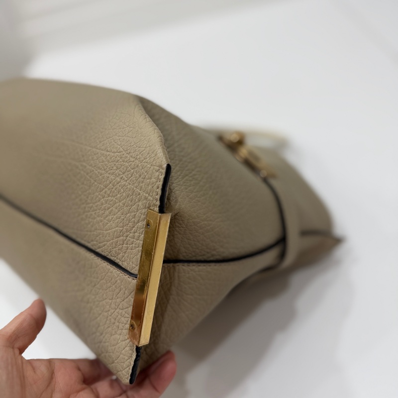 chloe 大地色 卡其 購物包 購物包 托特包 電腦包 公事包 手提包-12