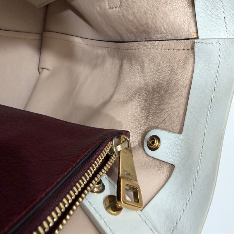 chloe 大地色 卡其 購物包 購物包 托特包 電腦包 公事包 手提包-21