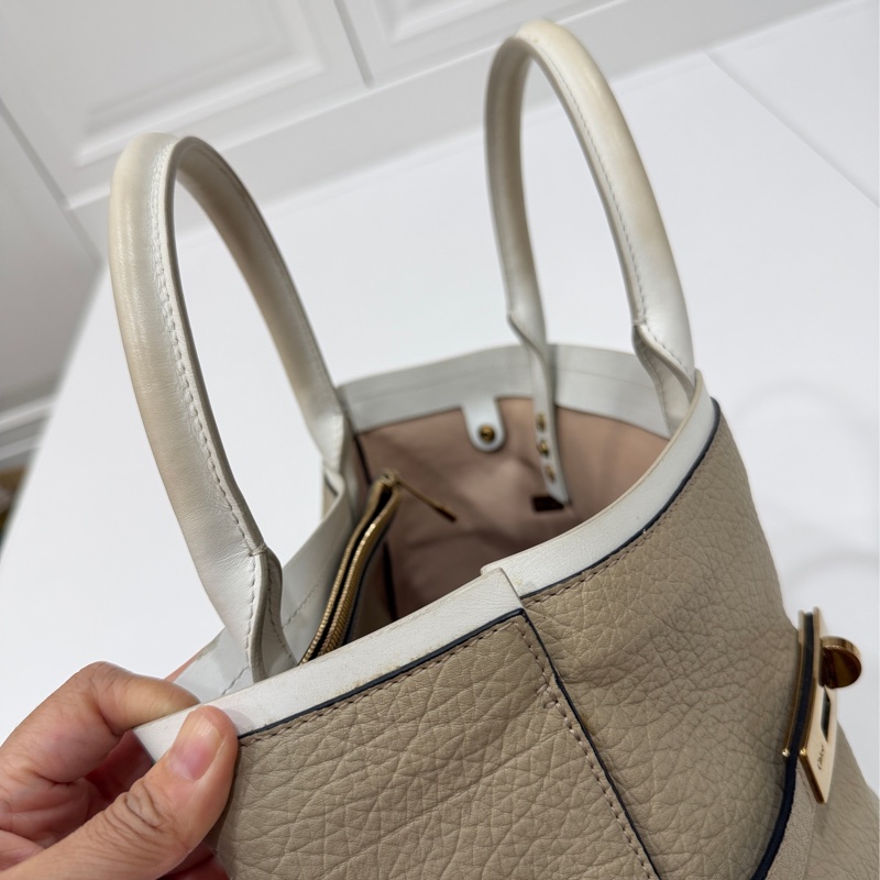 chloe 大地色 卡其 購物包 購物包 托特包 電腦包 公事包 手提包-25