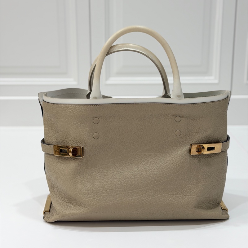 chloe 大地色 卡其 購物包 購物包 托特包 電腦包 公事包 手提包-26