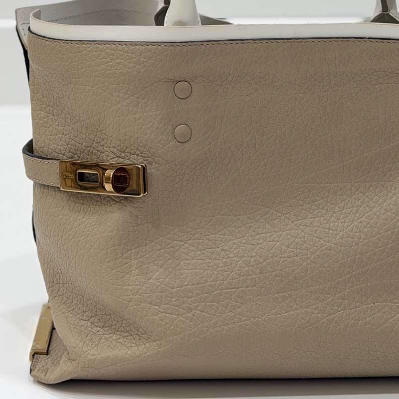 chloe 大地色 卡其 購物包 購物包 托特包 電腦包 公事包 手提包-27