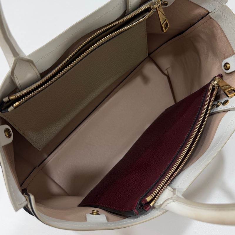 chloe 大地色 卡其 購物包 購物包 托特包 電腦包 公事包 手提包-51