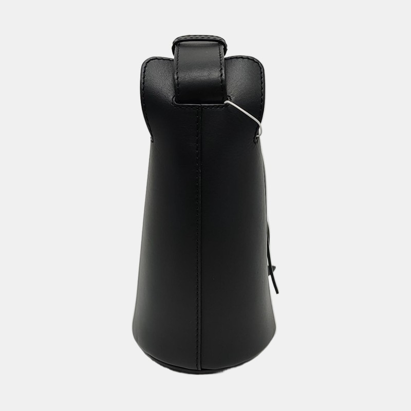 BURBERRY The Bucket 黑色牛皮單肩包手提包 金色五金 子袋 可拆卸肩帶-3