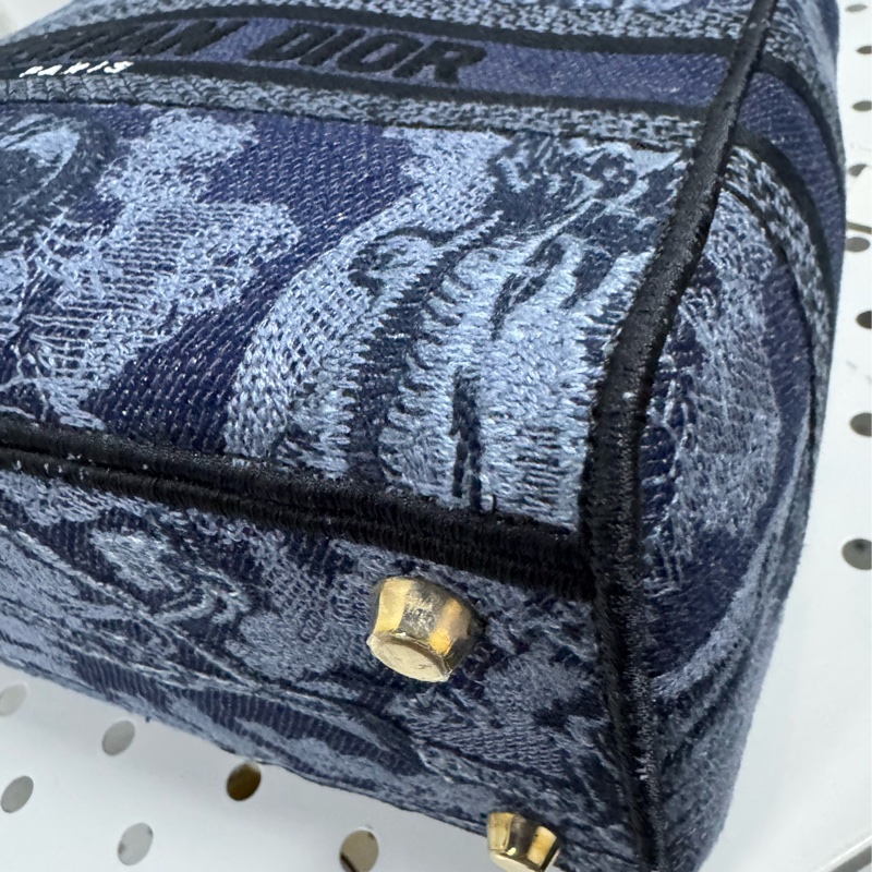 Christian Dior 迪奧戴妃Lady D-Lite刺繡中號-11