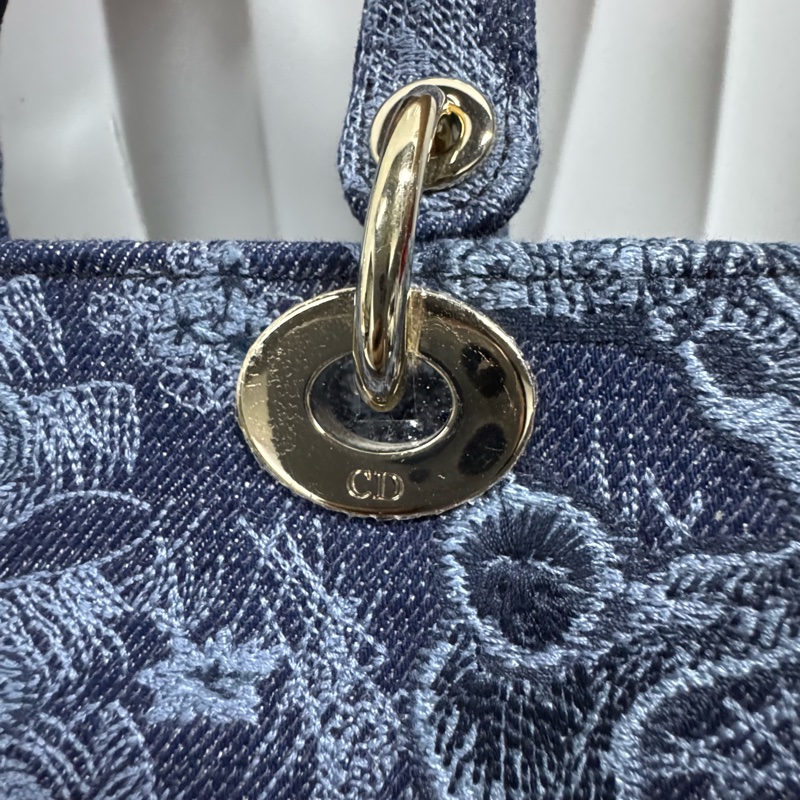 Christian Dior 迪奧戴妃Lady D-Lite刺繡中號-17
