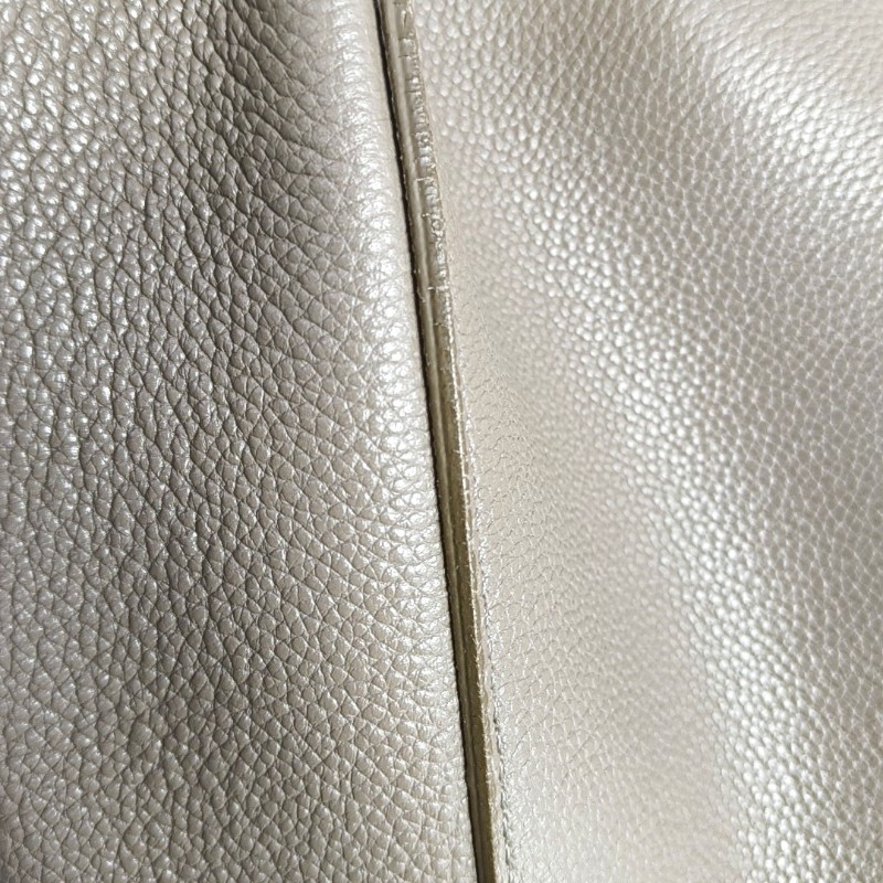 CELINE SANGLE 小號 大象灰牛皮斜挎包單肩包 金色五金 可拆卸肩帶-11