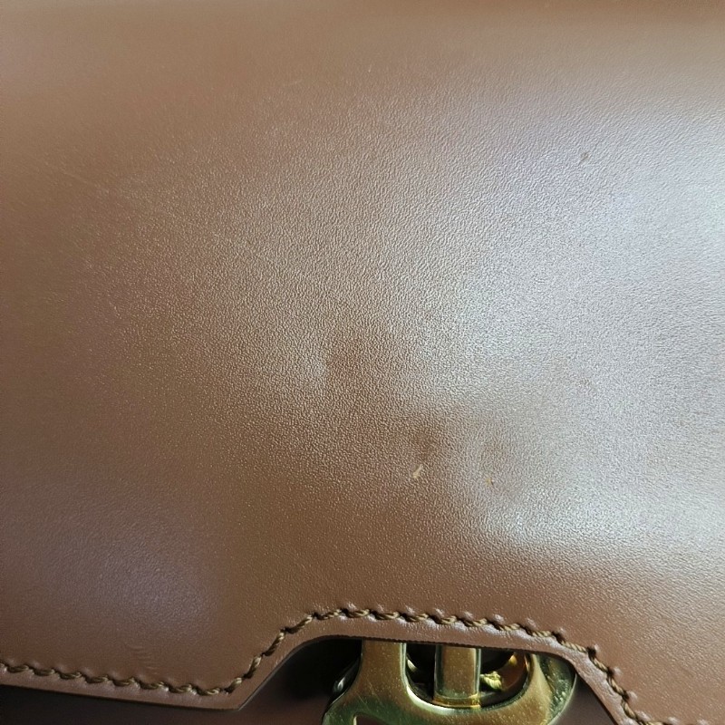 BURBERRY TB 迷你 棕色牛皮腰包腰包/胸包 金色五金-9