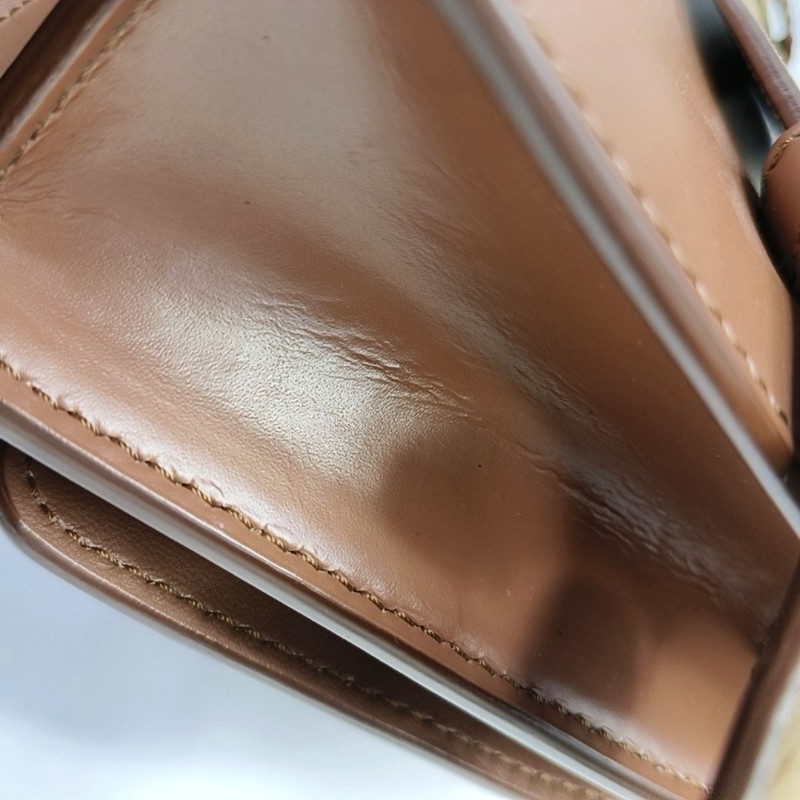 BURBERRY TB 迷你 棕色牛皮腰包腰包/胸包 金色五金-13