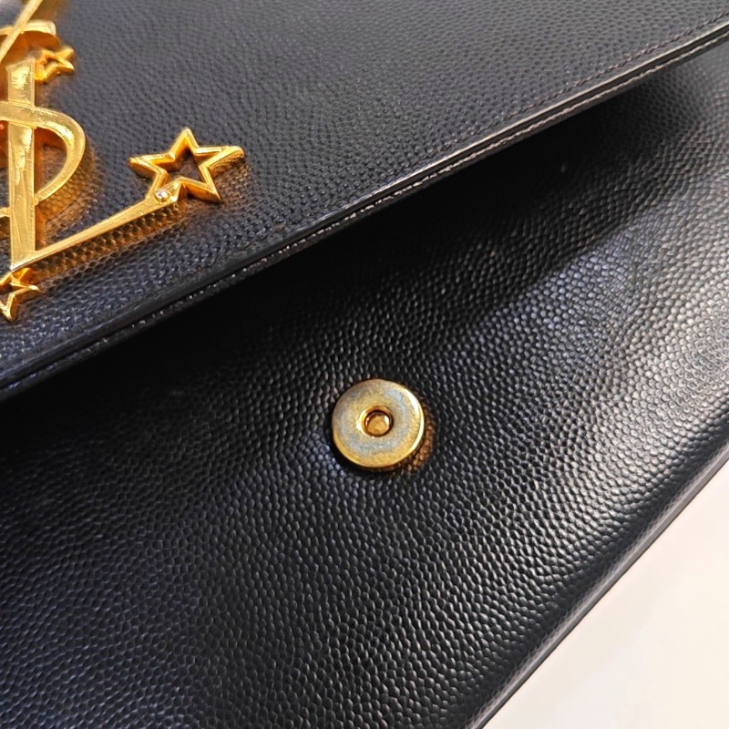 YSL KATE 中號黑色牛皮單肩包斜挎包
金色五金-7