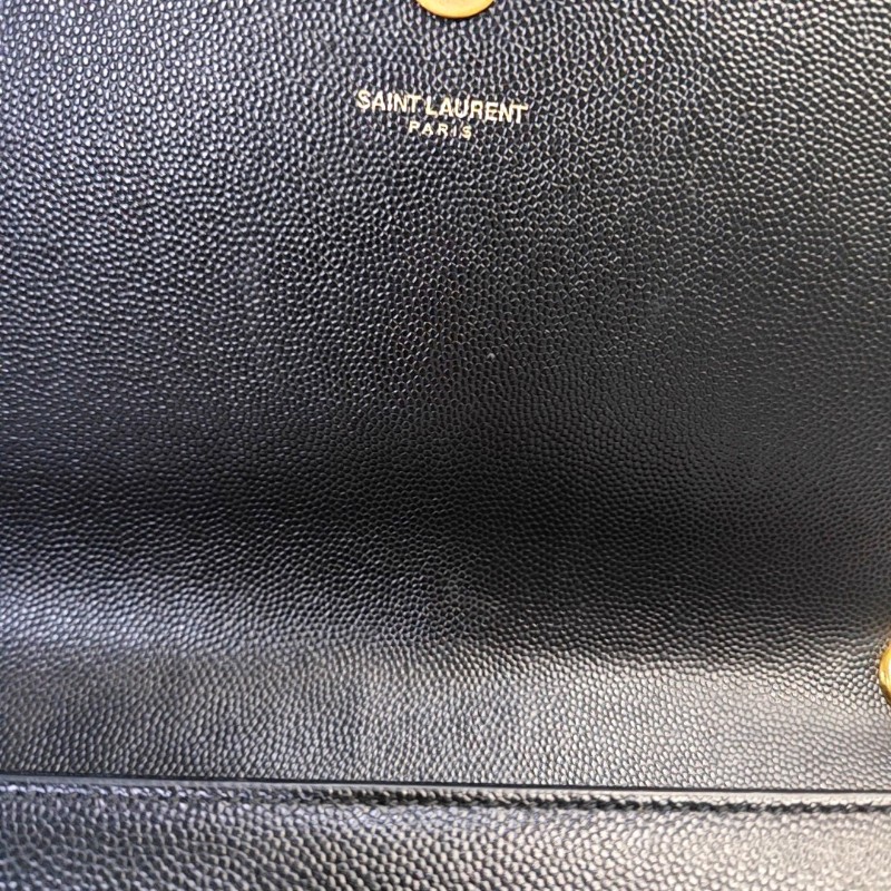 YSL KATE 中號黑色牛皮單肩包斜挎包
金色五金-9