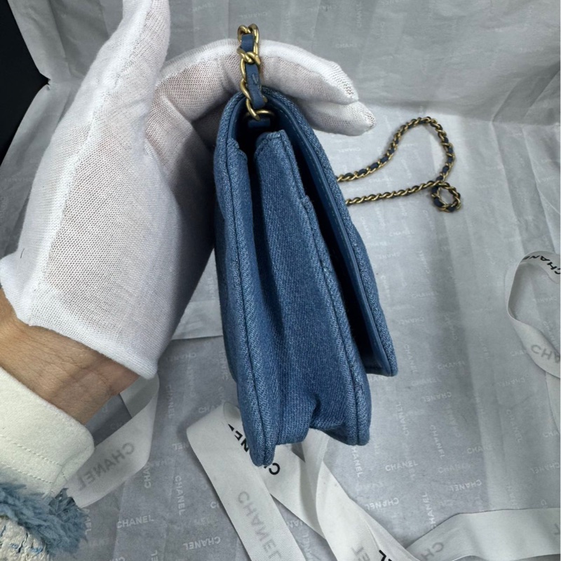 全新大全配芯片帶膜🈶️購證❤️ 香奈兒 #牛仔 #金球 #woc #發財包-10